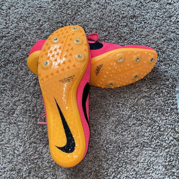 Nike Zoom Mamba 6 Hyper Pink Racing Track Spikes Sz Men 8.5 Women 10 DR2733 600 - Picture 5 of 5
